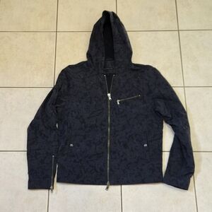 John Varvatos Camo Hooded Jacket